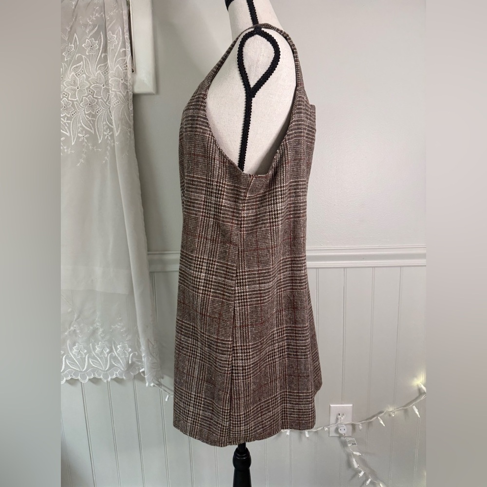NWOT Plaid Sleeveless Dress - Picture 3 of 3